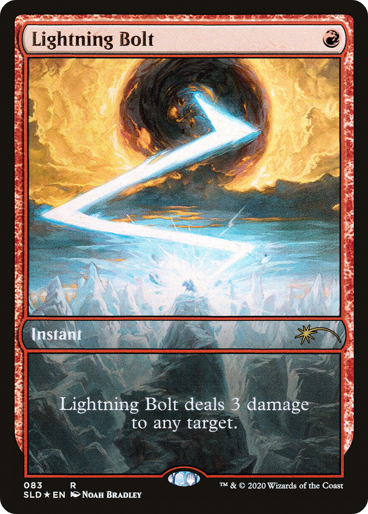 Lightning Bolt (083) Foil - Secret Lair Drop