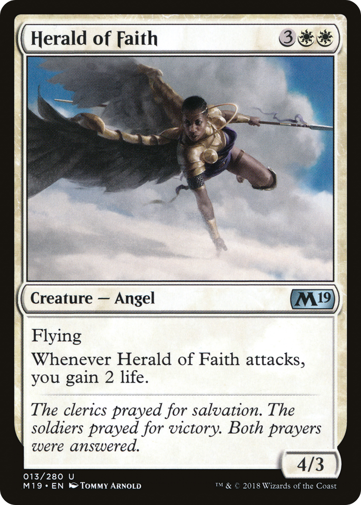Herald of Faith (013) Foil - Core Set 2019