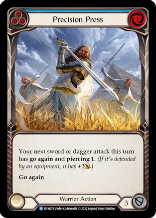 Precision Press (Blue) (DYN078) - Dynasty