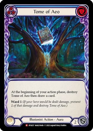 Tome of Aeo (DYN217) Rainbow Foil - Dynasty