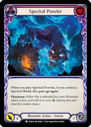 Spectral Prowler (Red) (DYN224) Rainbow Foil - Dynasty