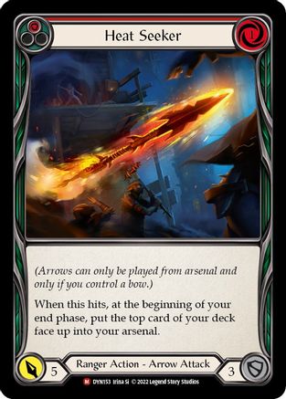 Heat Seeker (DYN153) Rainbow Foil - Dynasty