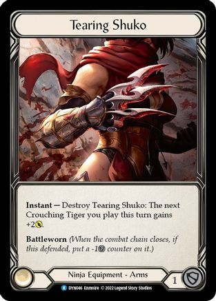 Tearing Shuko (DYN046) Cold Foil - Dynasty