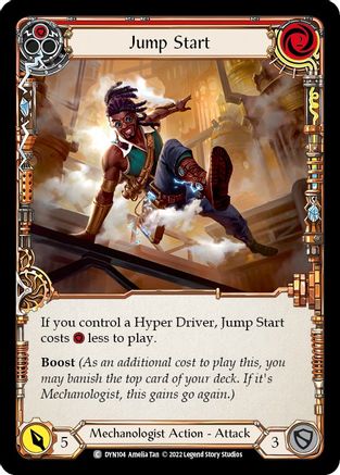 Jump Start (Red) (DYN104) Rainbow Foil - Dynasty