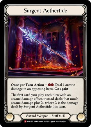 Surgent Aethertide (DYN192) Rainbow Foil - Dynasty