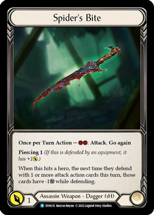 Spider's Bite (115) (DYN115) Rainbow Foil - Dynasty