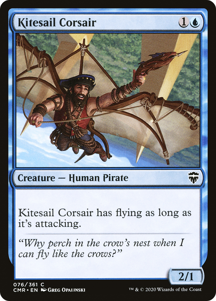 Kitesail Corsair (076) Foil - Commander Legends