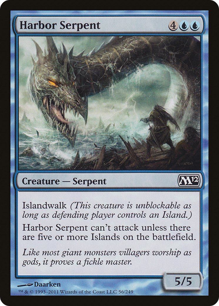Harbor Serpent (056) Foil - Magic 2012