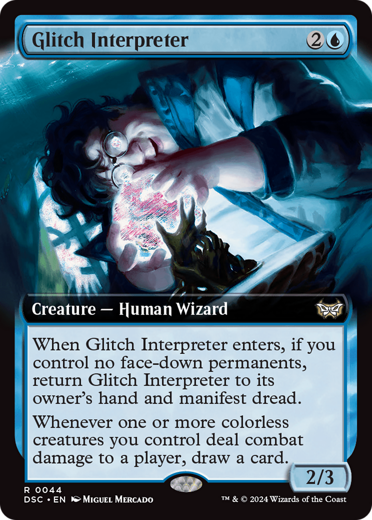 Glitch Interpreter (Extended Art) (044) - Duskmourn: House of Horror Commander