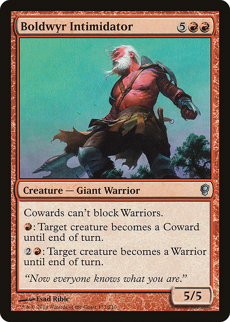 Boldwyr Intimidator (137) Foil - Conspiracy