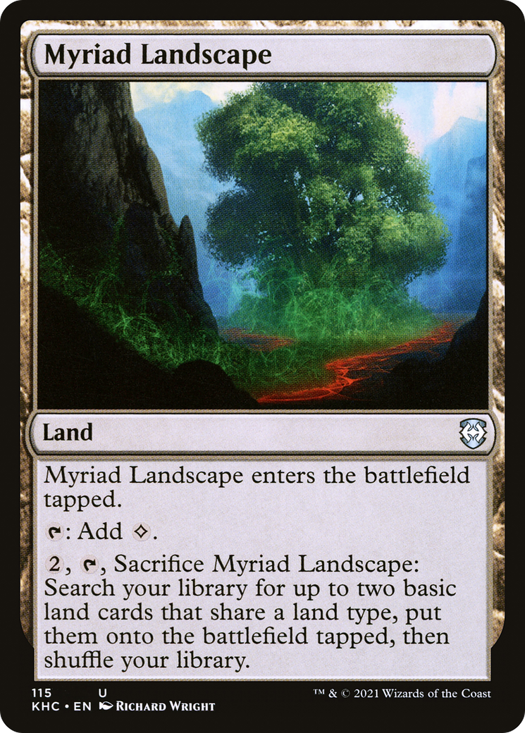 Myriad Landscape (115) - Kaldheim Commander