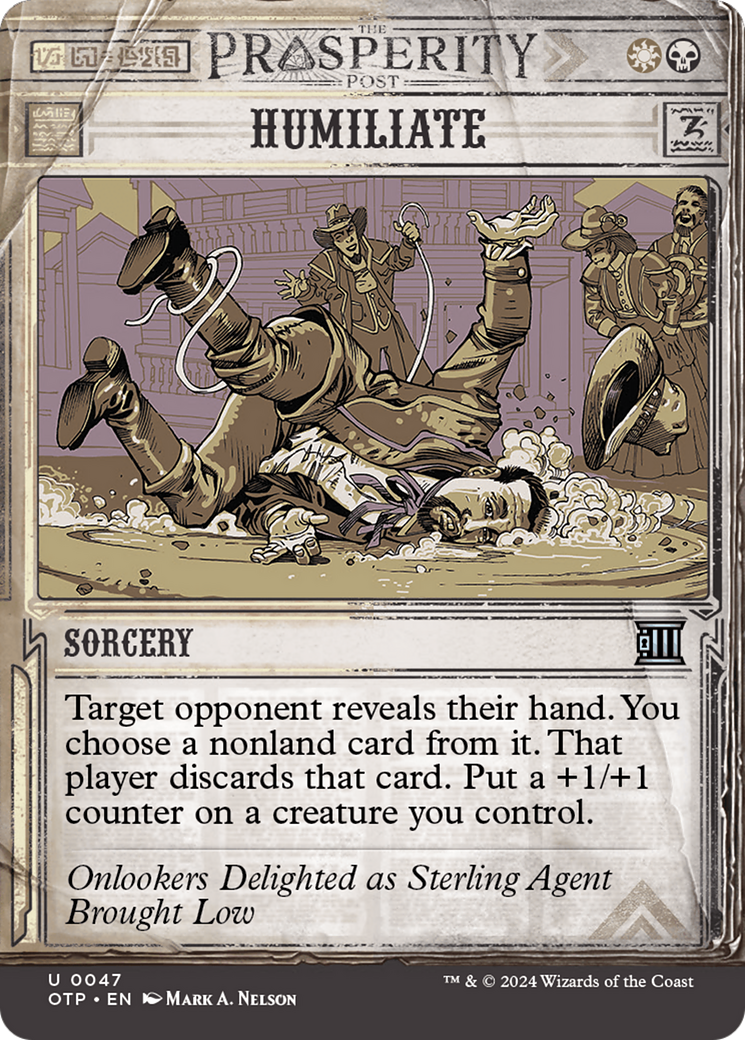 Humiliate (Showcase) (047) Foil - Breaking News