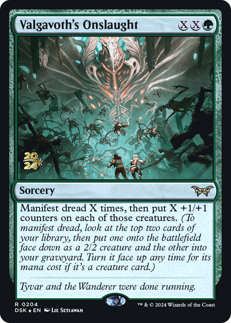 Valgavoth's Onslaught (204) Foil - Duskmourn: House of Horror Promos