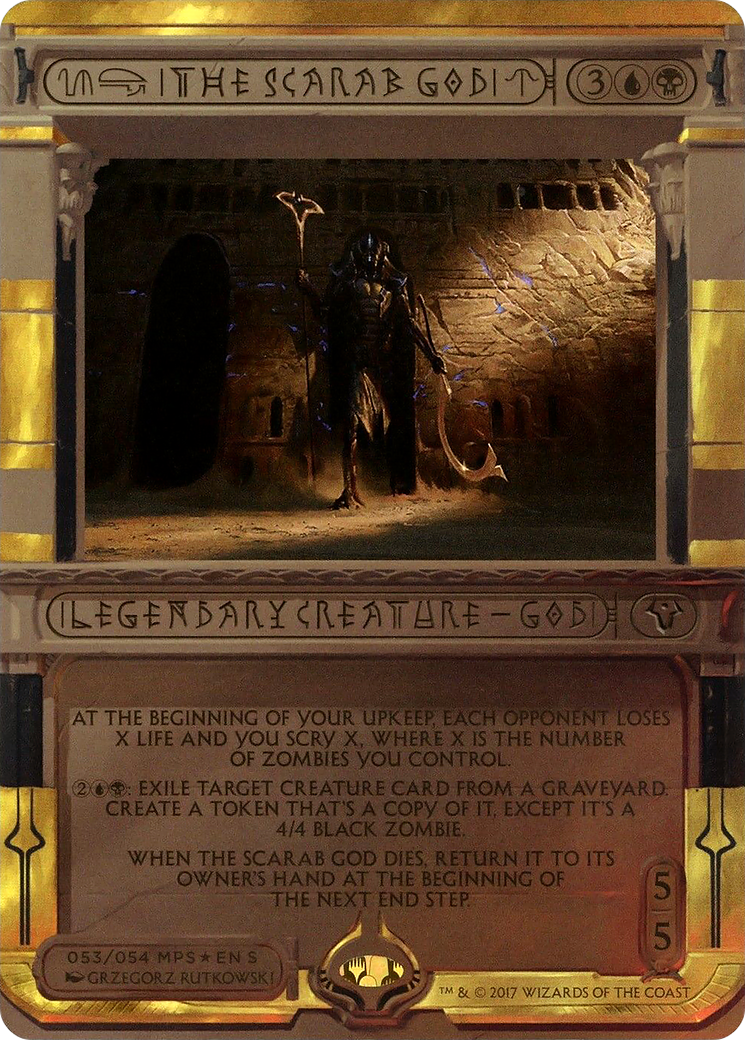 The Scarab God (053) Foil - Amonkhet Invocations