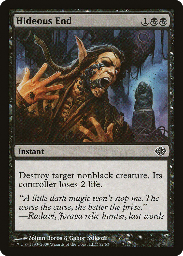 Hideous End (052) - Duel Decks: Garruk vs. Liliana