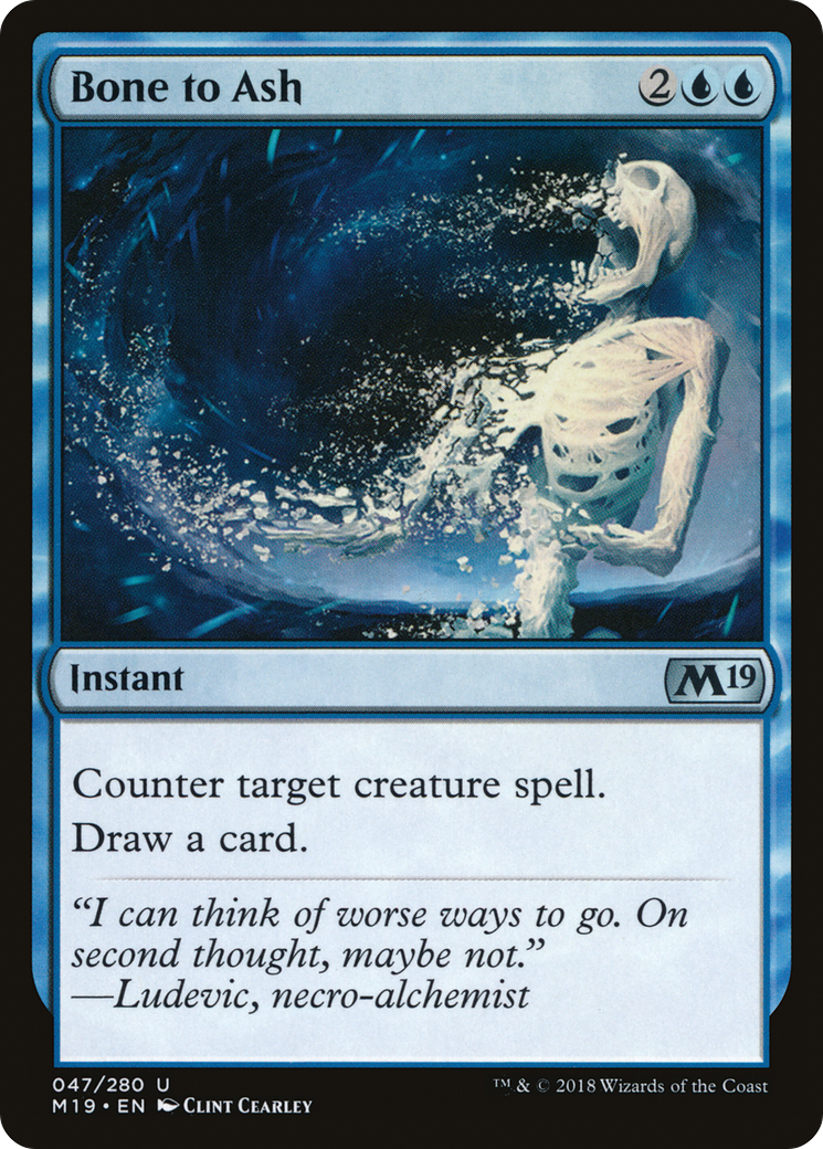 Bone to Ash (047) Foil - Core Set 2019