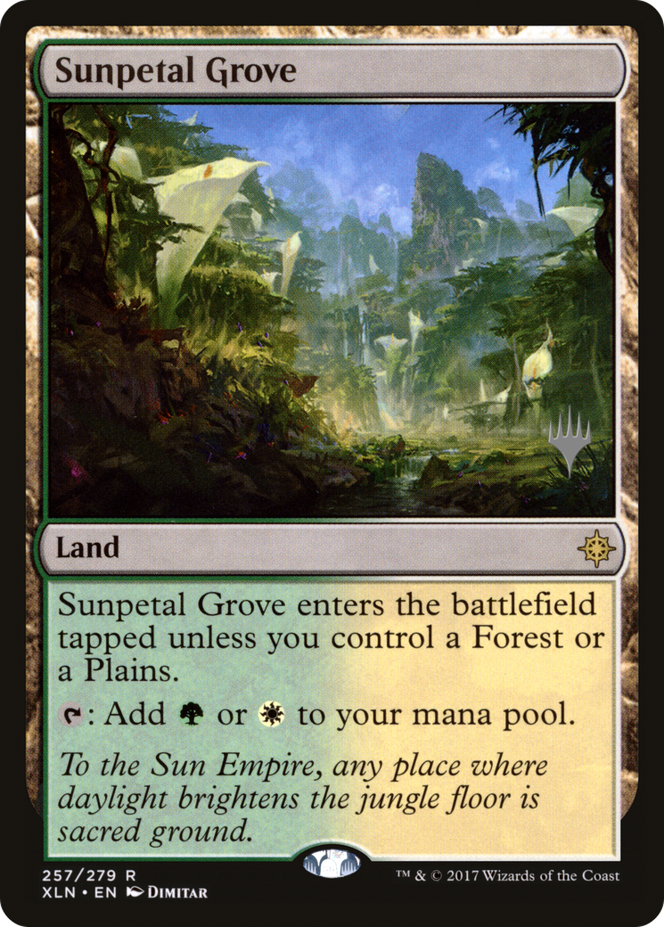 Sunpetal Grove (257) - Ixalan Promos
