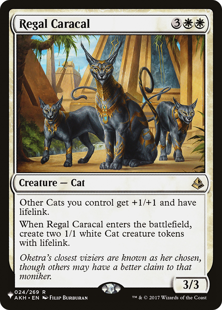 Regal Caracal (AKH-24) - The List