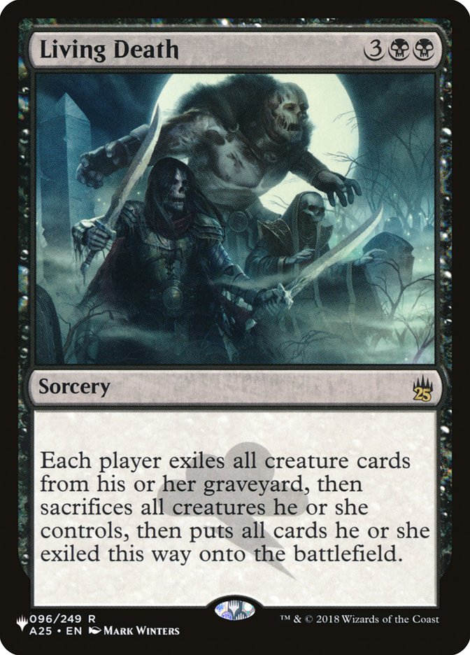 Living Death (A25-96) - The List
