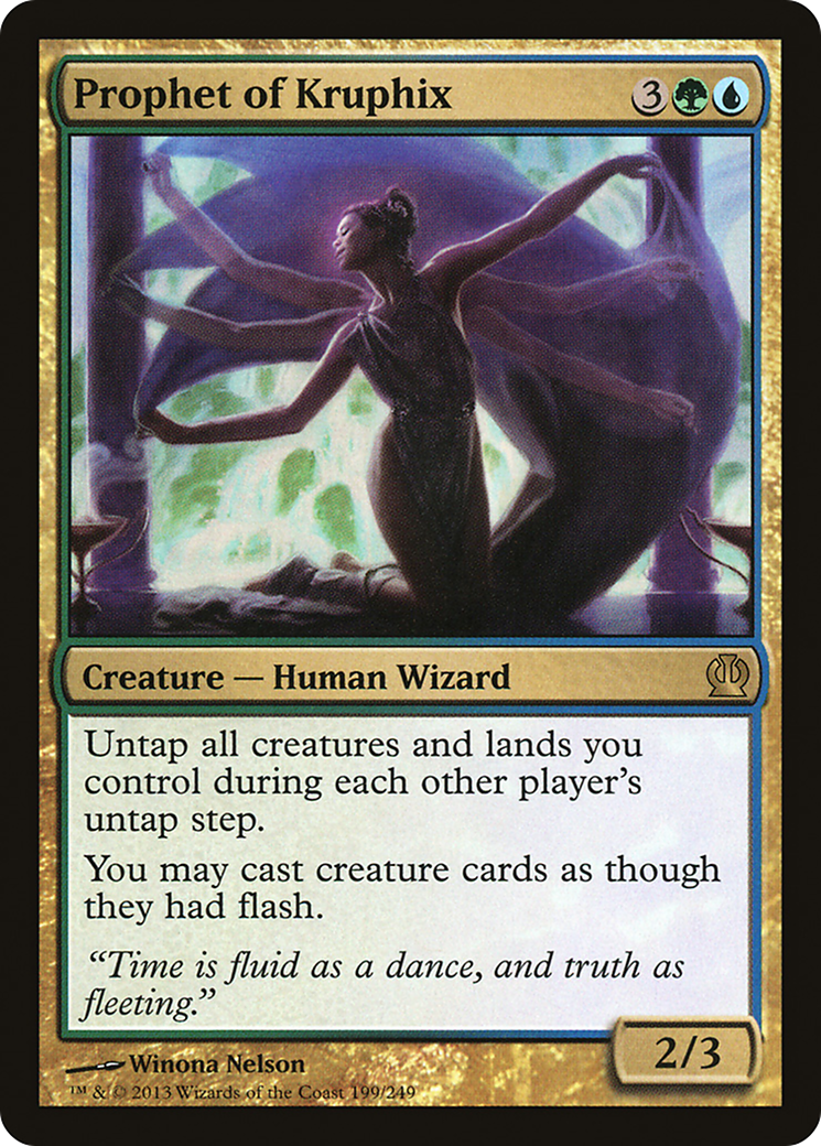 Prophet of Kruphix (199) Foil - Theros