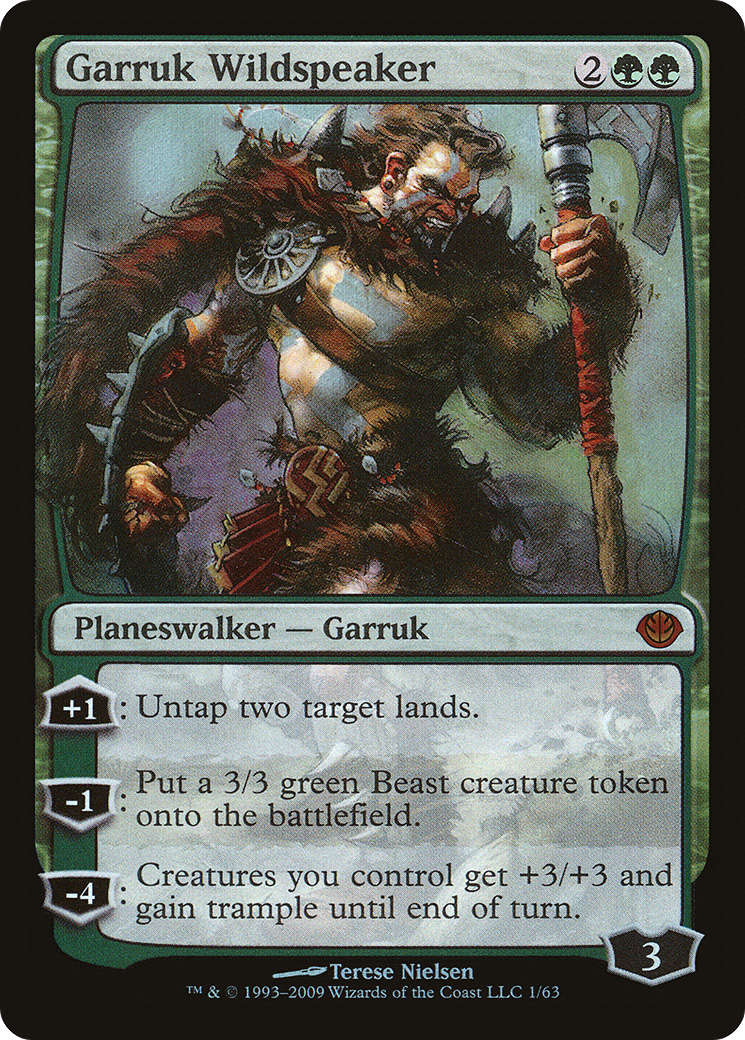 Garruk Wildspeaker (001) Foil - Duel Decks: Garruk vs. Liliana