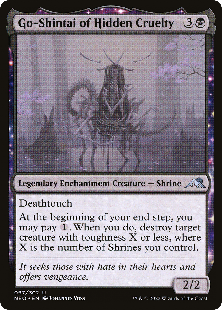 Go-Shintai of Hidden Cruelty (097) - Kamigawa: Neon Dynasty
