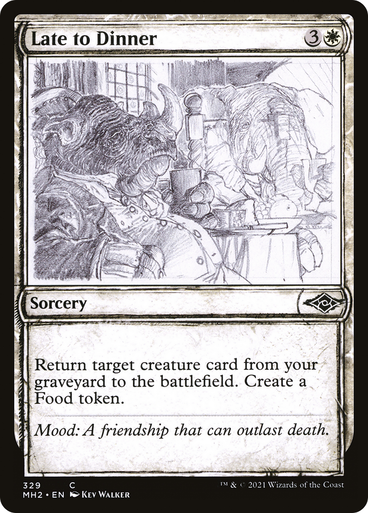 Late to Dinner (Showcase) (329) Foil - Modern Horizons 2