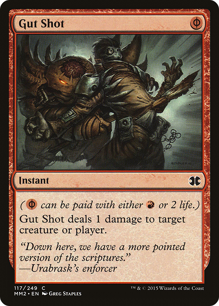 Gut Shot (117) Foil - Modern Masters 2015