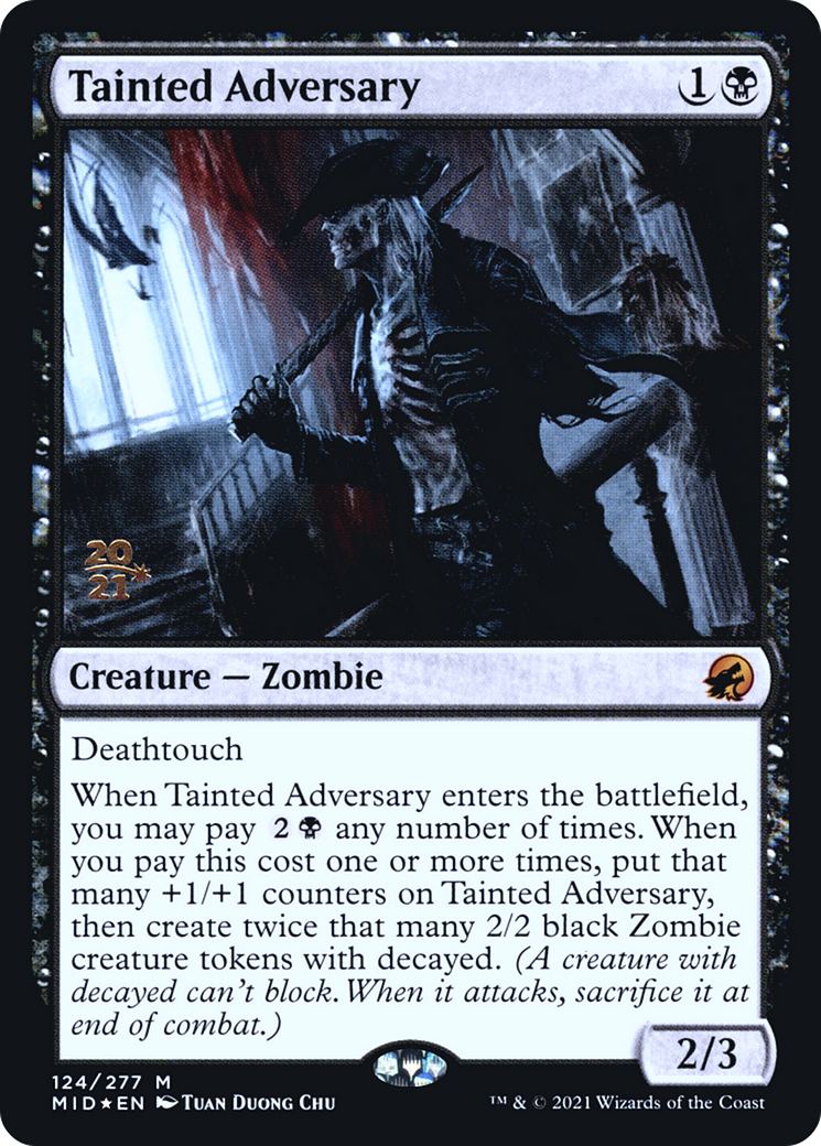 Tainted Adversary (124s) Foil - Innistrad: Midnight Hunt Promos