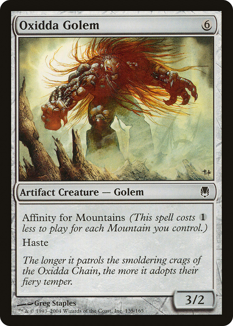Oxidda Golem (135) - Darksteel