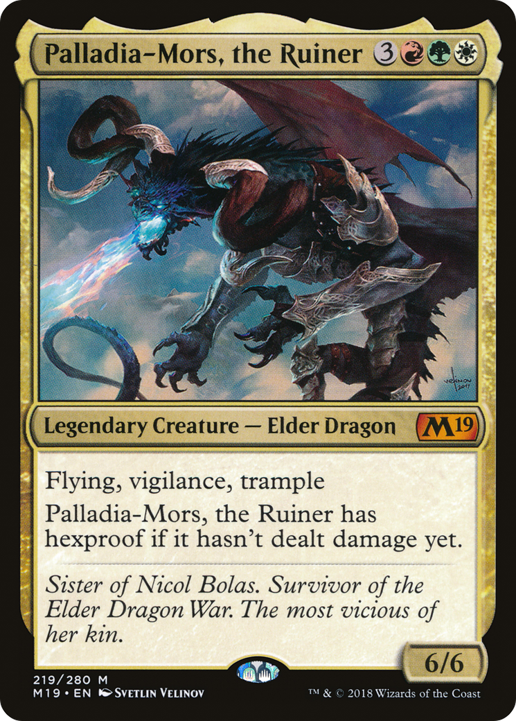 Palladia-Mors, the Ruiner (219) Foil - Core Set 2019