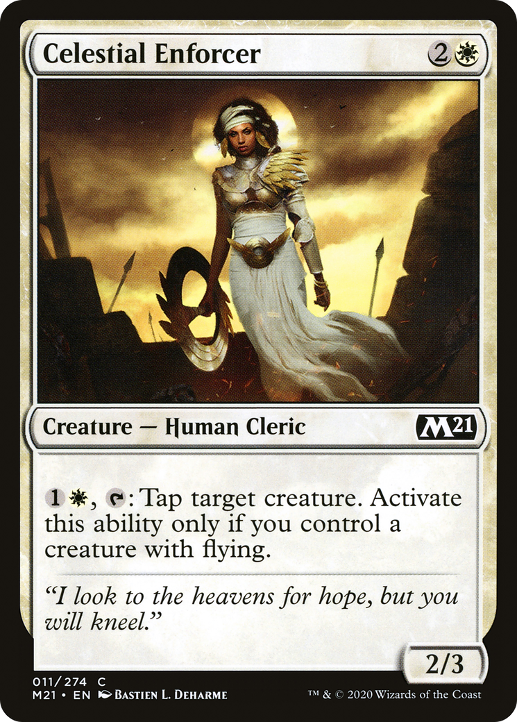 Celestial Enforcer (011) Foil - Core Set 2021