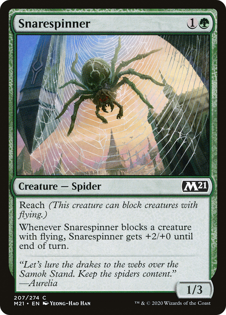 Snarespinner (207) Foil - Core Set 2021