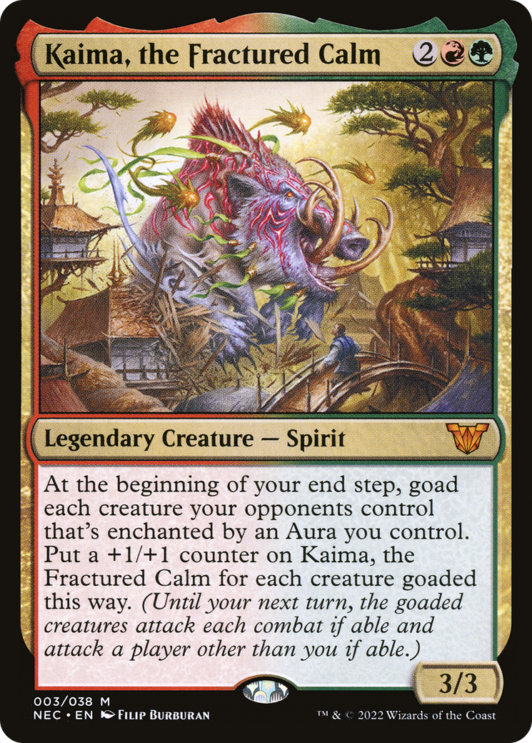 Kaima, the Fractured Calm (003) Foil - Neon Dynasty Commander