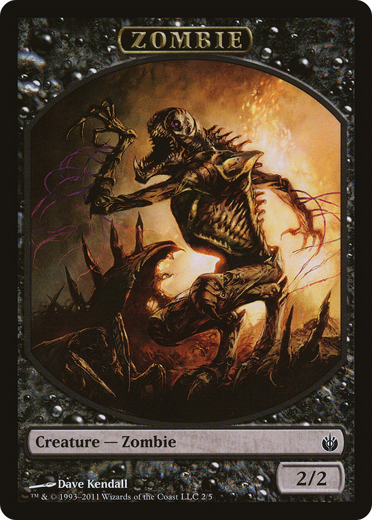 Zombie Token (002) - Mirrodin Besieged Tokens