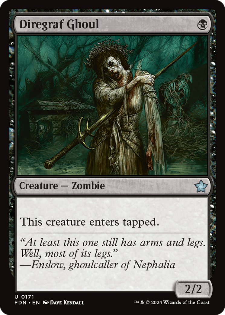 Diregraf Ghoul (171) Foil - Foundations