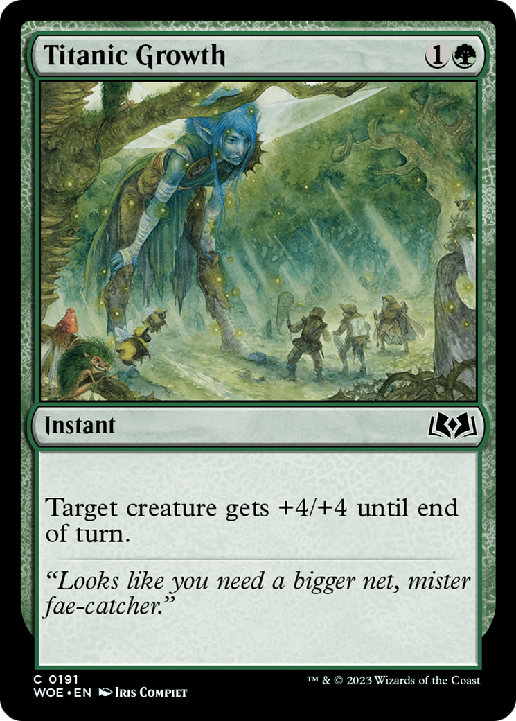 Titanic Growth (191) - Wilds of Eldraine
