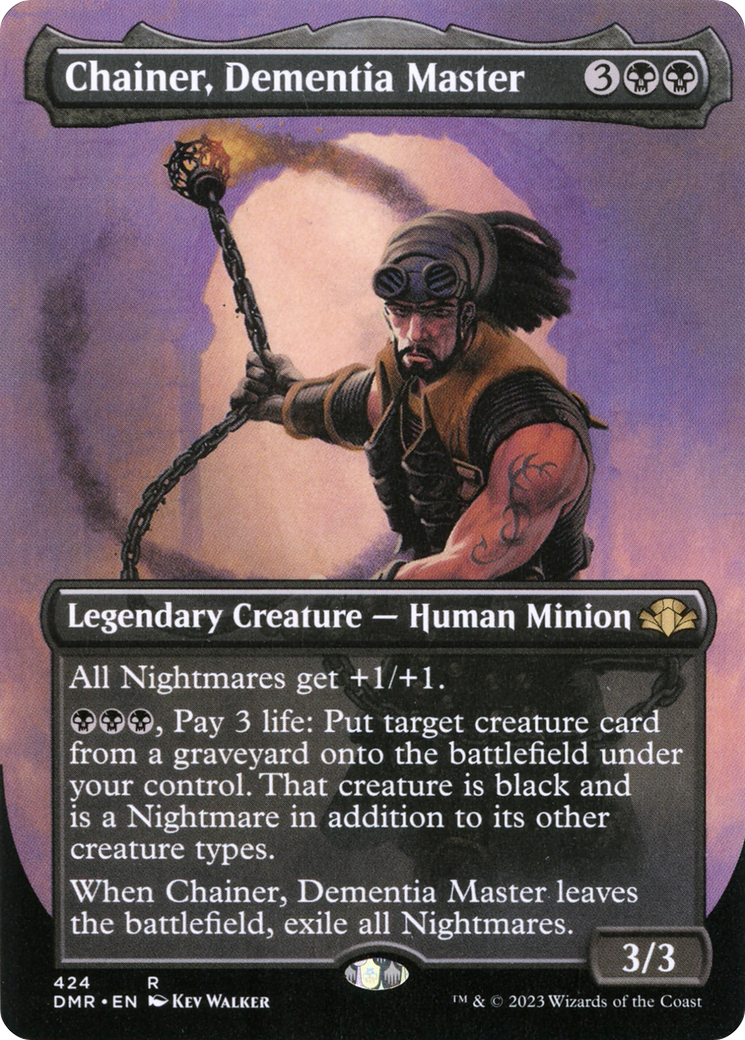 Chainer, Dementia Master (Borderless) (424) - Dominaria Remastered