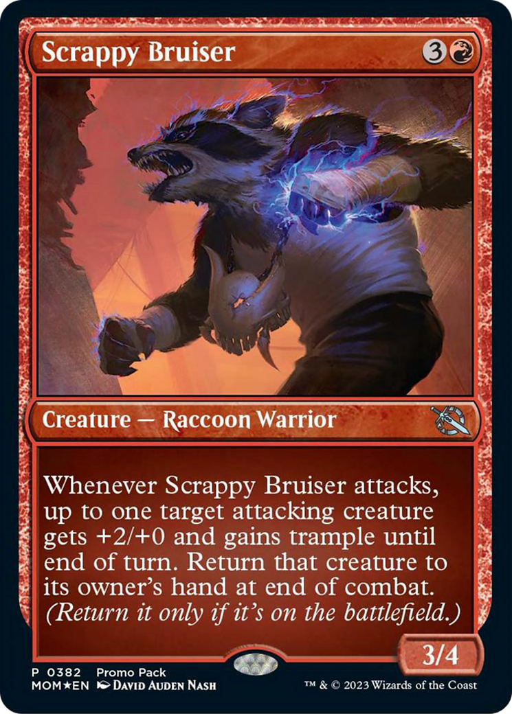 Scrappy Bruiser (382) Foil - March of the Machine