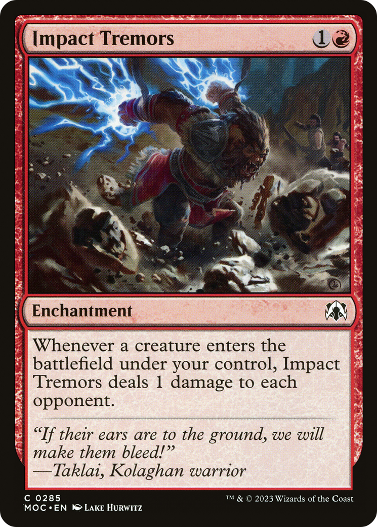 Impact Tremors (285) - March of the Machine Commander