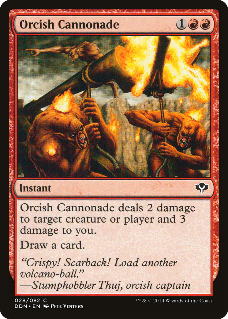 Orcish Cannonade (028) - Duel Decks: Speed vs. Cunning