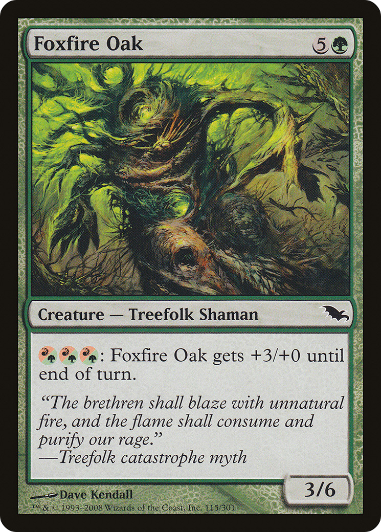 Foxfire Oak (115) - Shadowmoor