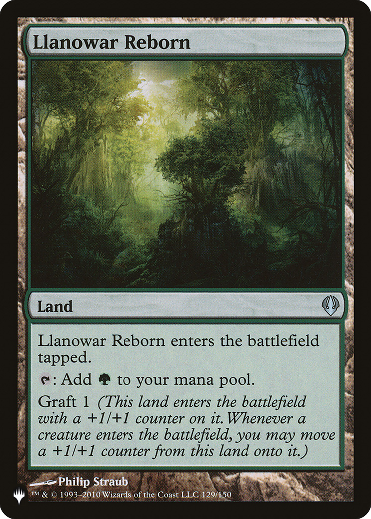 Llanowar Reborn (ARC-129) - The List