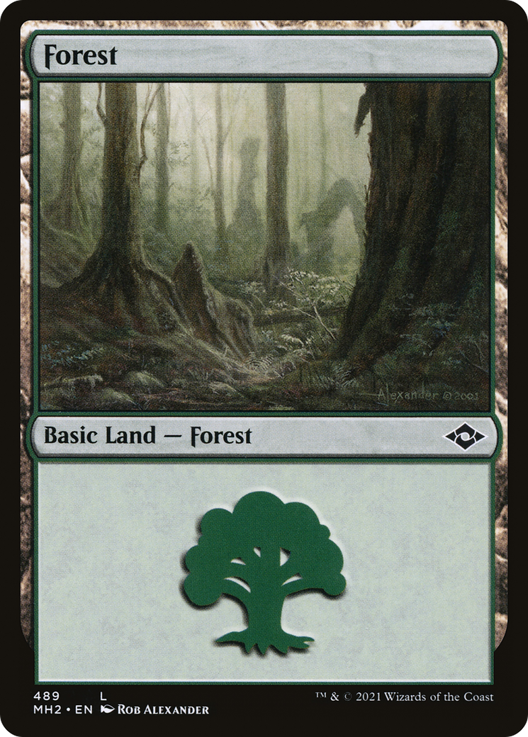 Forest (489) Foil - Modern Horizons 2