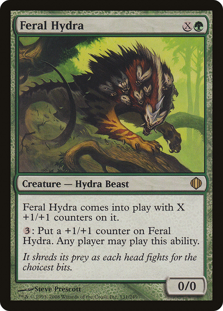 Feral Hydra (131) Foil - Shards of Alara