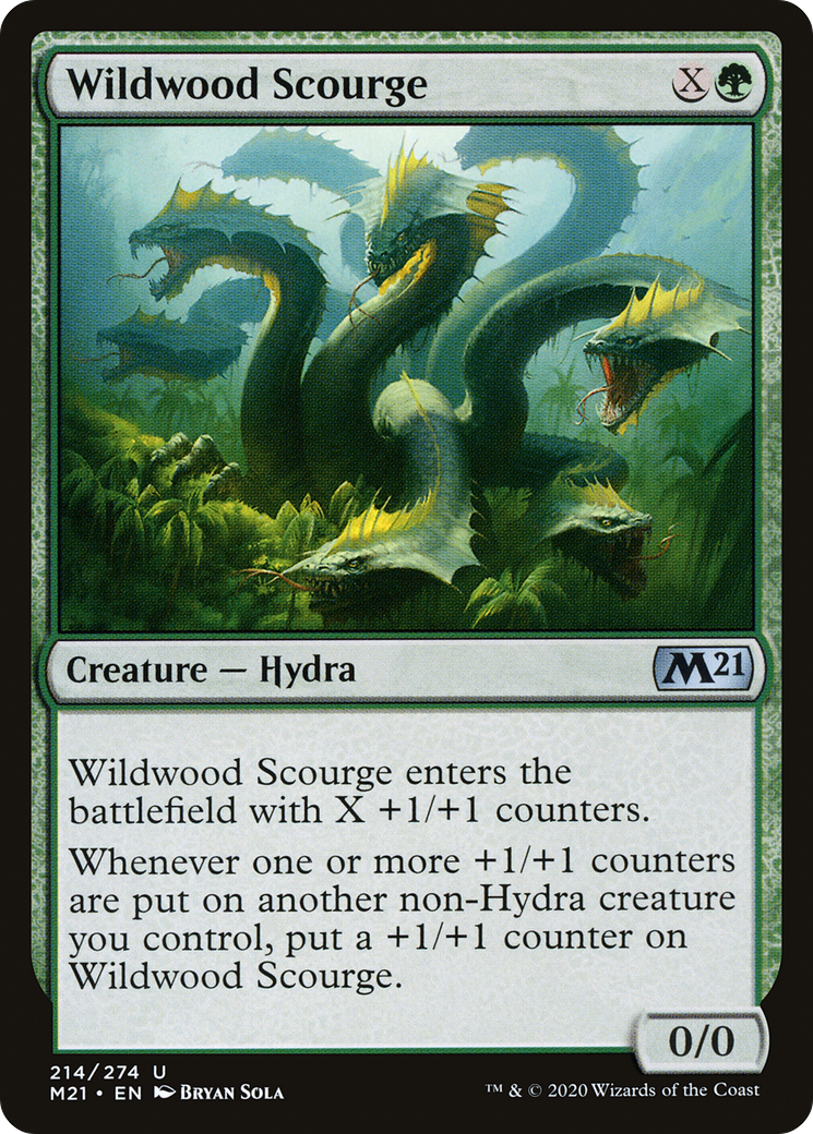 Wildwood Scourge (214) Foil - Core Set 2021
