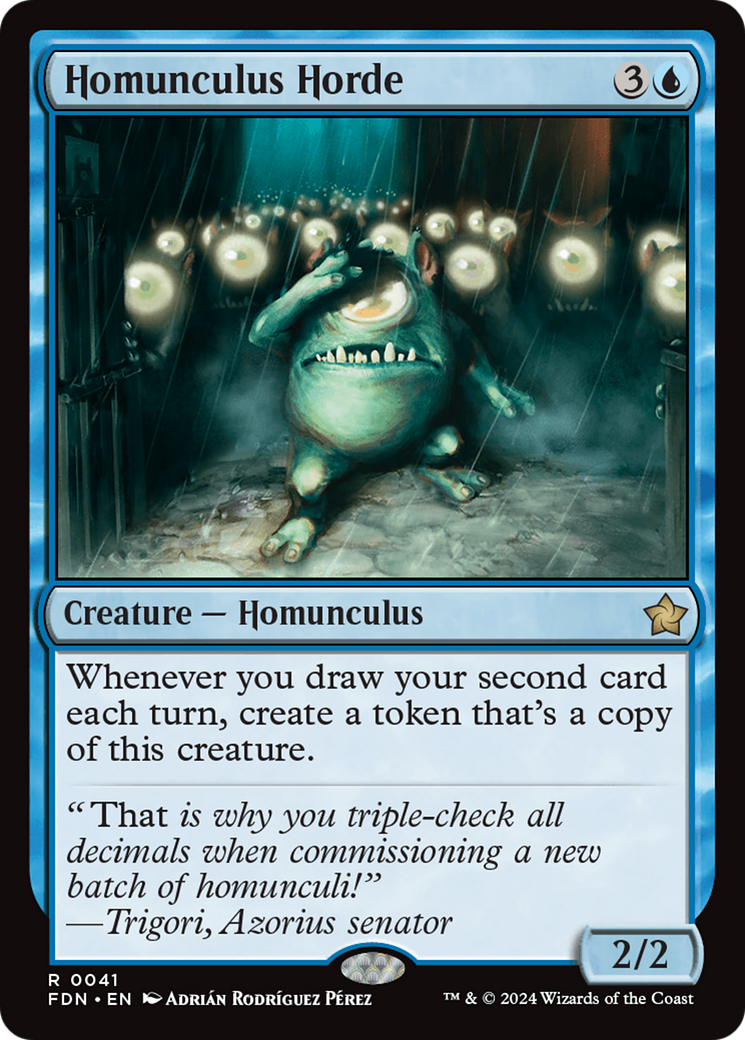 Homunculus Horde (041) Foil - Foundations