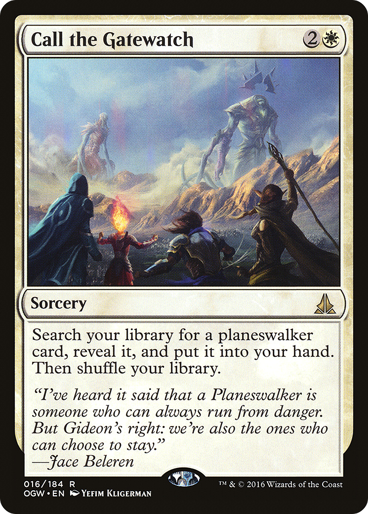 Call the Gatewatch (016) Foil - Oath of the Gatewatch