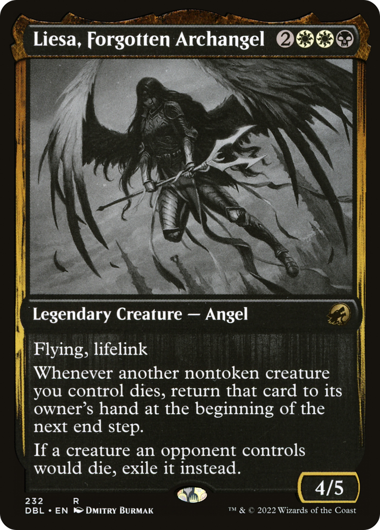 Liesa, Forgotten Archangel (232) Foil - Innistrad: Double Feature