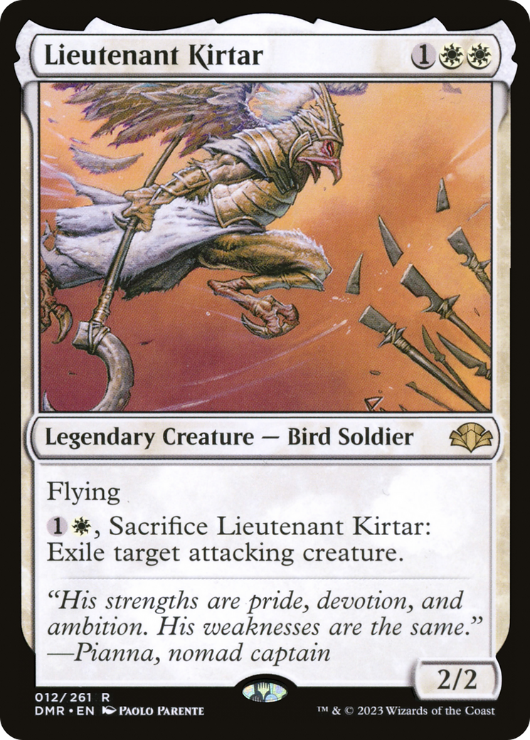 Lieutenant Kirtar (012) - Dominaria Remastered